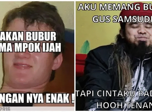 Meme Pantun Tidak Nyambung Bikin Dahi Berkerut, Mikir Dulu Sebelum Ketawa
