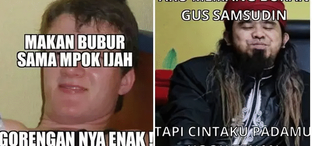 Meme Pantun Tidak Nyambung Bikin Dahi Berkerut, Mikir Dulu Sebelum Ketawa