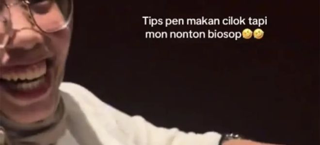 Viral! Aksi Penonton Selundupkan Cilok ke Dalam Bioskop, Ditaruh di Tempat yang Gak Terpikirkan